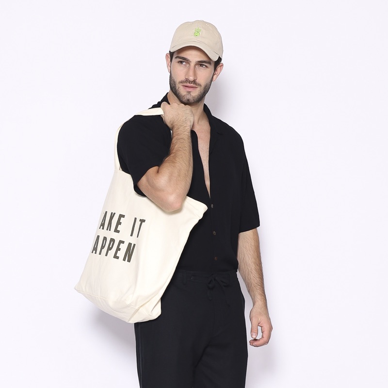 TB Make It Off White — tote bag off-white premium CHOIS Bali